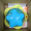 Bright Starts Press & Glow Spinner Cause and Effect Musical Baby Toy, Age 6 Months+