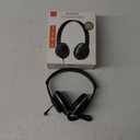 GPX IAH57B Wired Headphones Padded 3-d Accs Swivel Earcups/adjustable Headband