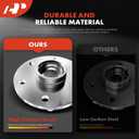 A-Premium 2 x Front Wheel Bearing and Wheel Hub Kit Compatible with Honda Accord 2003-2007, Civic 2006-2015, Element 2007-2010, Acura ILX 2013-2018, TL 2004-2008, TSX 2004-2008, Non-ABS