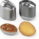 Lot 40 Oreshki Mold Oven Cookies Maker Oreshnitsa  - Cookie Mold Oreshek Cake - Nut Cookie Shaped Molds - Mini Metal Mold Form Nuts for Sweet Russian Nuts Oreshki Molding for Baking