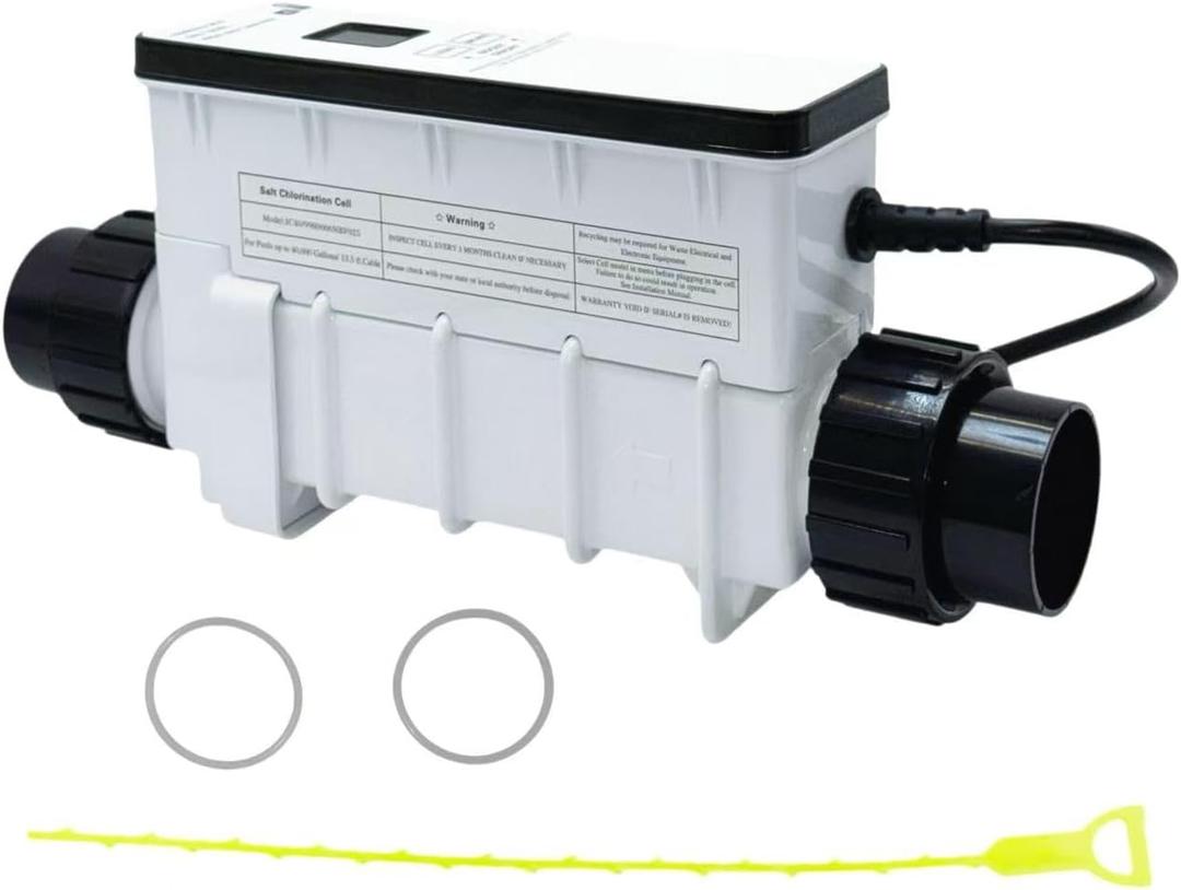 Upgraded IC40 Salt Cell Chlorine Generator, 40000 Gallon Pool Salt Chlorinator Fit for Pentair IntelliChlor IC40, Replacement Part #520555 / EC-520555