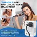 DOACE Voltage Converter US to Europe 350W Convert 220V to 110V for Curling Iron Straightener Shaver, Cordless Converter for European Travel with 2 USB A & 2 USB C Ports Charging