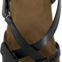 JBU by Jambu Women's Brooke Vegan Flat Sandal (Black)