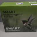 Hummingbird Feeder with Camera, Smart Glass Humming Bird Feeder Camera Solar Powered, AI Identify and Instant Notifications, 2K Live View, Leak-Proof Ant & Bee Proof