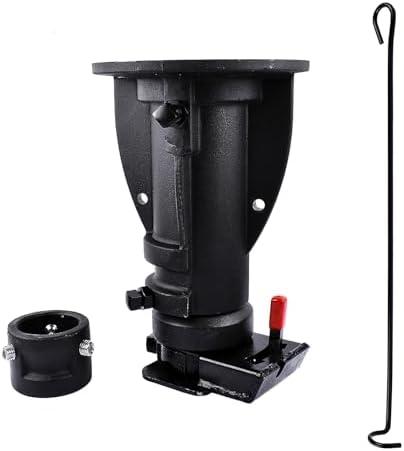 C5G1216, 12"-16" Adjustable Cushioned 5th Wheel to Gooseneck Adapter, Fifth Wheel to Gooseneck, Towing Capacity 20000 Lbs, Without Safty Chain GELUOXI
