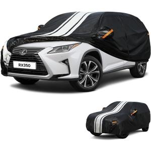Lexus RX Car Cover Waterproof All Weather, Premium Car Cover Custom Fit for Lexus RX RX350 RX450H RX500H, with Free Towel/Storage Bag.
