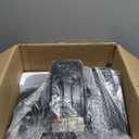 Under Desk Elliptical Machine, Electric Elliptical Leg Exerciser for Seniors Fully Assembled, Quiet & Portable Electric Seated Pedal Exerciser with Remote Control & 12 Adjustable Speeds, Black/Orange (Small)