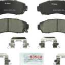 BOSCH BC1089 QuietCast Premium Ceramic Disc Brake Pad Set - Compatible with Select Acura RDX; Honda Accord Crosstour, Crosstour, CR-V, Odyssey; FRONT
