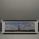 Upsimples 12x36 Picture Frame, Display Pictures 10x30 with Mat or 12 x 36 Without, Wall Hanging Long Frames, Black, 1 Pack