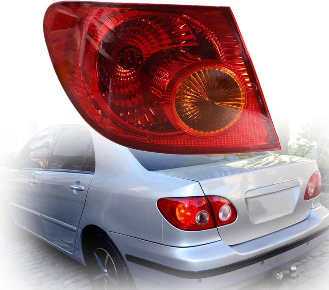 1-Pack RH Tail Light Assembly Replacement for Corolla 2005-2008 Outer Passenger Side