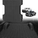 TripleAliners Truck Mat Compatible with 2007-2018 Chevy Silverado/GMC Sierra 1500 5.8FT Accessories, Truck Bed Mat Heavy Duty Custom Fit All Weather Protection TPE Pickup Liner, 2007 New Body Only