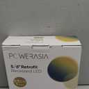 1 Pack 5/6 Inch LED Can Lights Retrofit Recessed Lighting, 5CCT 6 Inch Recessed Lights Selectable 2700K-6000K Dimmable, 12W=75W, 1200LM Downlight with Metal Smooth Trim-ETL and Energy Star Certified
