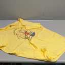Disney Women's Winnie Pooh Line Art Slim Fit, Scoop Hem Racerback Tank (XX-Large, Banana)