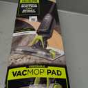 Shark VACMOP Cordless Hard Floor Cleaner, Vacuum and Spray Mop, Powerful Suction, Lightweight, LED Headlights, Includes 4 Disposable Pads, 12oz Multi-Surface Cleaning Solution, Gray, VM252