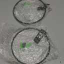 Greemov 2 Pack 6 Inch Wall Flower Pot Holder Ring Plant Hanger, Metal Planter Hooks Wall Mounted Bracket Heavy Duty for Outdoor Indoor