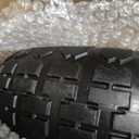 TICONN 10" Solid Tires, 2 Pack Flat Free 4.10/3.50-4'' Wheels with 5/8 Axle Bore Hole and Double Sealed Bearings (Black, 2PK)