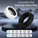 6 Pack Cover Compatible with Samsung Galaxy Ring, Anti-Scratch Elastic Silicone Ring Protector for Working Out Gym