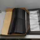 Restaurantware Cater Tek 22.2 x 10 x 3.2 Inch Baked Goods Boxes 10 Greaseproof Pastry Boxes - Window Lids Insert Tab Lock Black Paper Catering Boxes Easy Assembly For Charcuterie Or Cupcakes