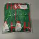 ANGELGGH Onesie Christmas Family Matching Pajamas Adult Couples Men PJs Hooded Women Novelty One-piece Sleepwear (Green)