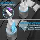 2 x [Apple MFi Certified] iPhone Fast Car Charger, Dual USB A Rapid Car Charger with 2x3Ft Lightning Cable Cord Compatible for iPhone 14/13/12/11/Pro Max/XS/XR/X/8 Plus/7/SE, iPad, Airpods