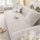 Super Stretch Sofa Slipcover,Spandex Non Slip Soft Couch Sofa Cover with 17.7*17.7 inch pillowcase,Washable Furniture Protector with Non Skid Foam and Elastic Bottom for Kids,Pets Light gray-Sofa (Sofa(74.8-90.5in))