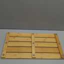 GOBAM Bamboo Bath Mat, Medium, 22.8 x 13 x 1.3 inches - Non-Slip Floor Mat for Bathroom, Spa, Sauna, Kitchen, Indoor & Outdoor Spaces, Shower Mat for Bathroom Decor - Natural