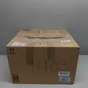 Amazon Basics Smudge Resistant Small Rectangular Trash Can With Soft-Close Foot Pedal, Brushed Stainless Steel, 12 Liter/3.1 Gallon, Satin Nickel Finish, 11.3"L x 9.9"W x 15.1"H