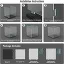 DuvinDD Clear Acrylic Display Case for Lego New York City Model Kit 21028, Lego Architecture Paris Model 21044, Assemble Showcase Dustproof Collectibles Storage Acrylic Boxes (11.8x5.9x11.8 inch)