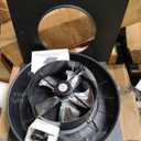 55W Solar Attic Fan with Thermostat, 12" 1200CFM Hybrid Solar Roof Vent Fan, Brushless Waterproof Solar Powered Attic Exhaust Fan Auto On/Off for Roof, Attic, Garage, Shed, Greenhouse, 22"D x 22"W x 10"H