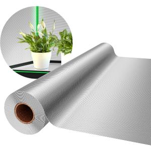 VIVOSUN 6 Mil Mylar Film Roll, 4 ft. x 100 ft. Diamond Film Foil Roll, Heavy-Duty Reflective Film for Grow Tent, Warm House, and Grow Room (100 ft.)
