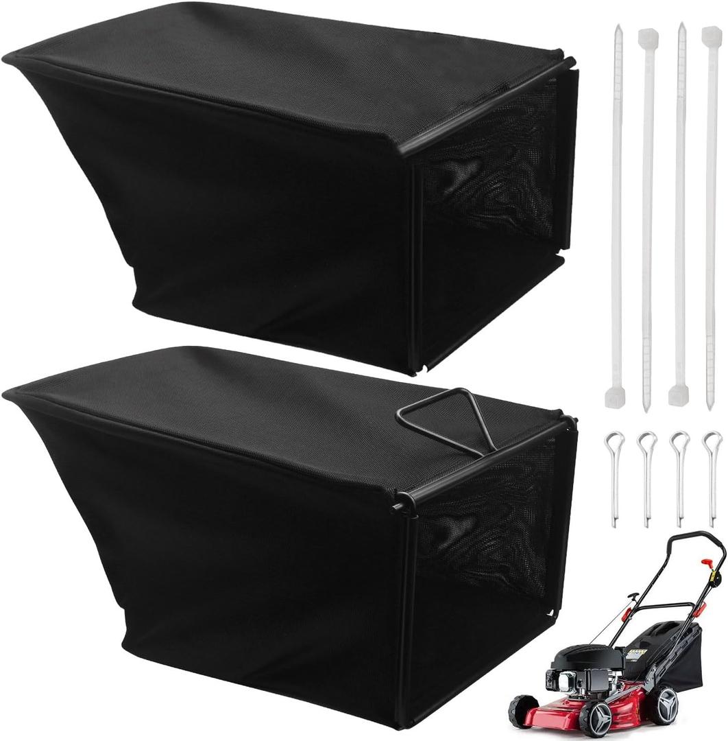 Braveboy 2 x 115-4673 Grass Catcher Bag & 1 x 114-2679-03 Frame Kit, Compatible with Toro 22" Recycler Lawn Mowers 20330 20332 20333 20332C - for 2016-2019