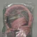 Kids Headphones with LED Lights for School, Upgrade USB Type C Kid Headphone with Microphone, Volume Limiter 85/94dB, Wired On Ear Headphones for Boys/Girls/Tablet/Travel -Pink