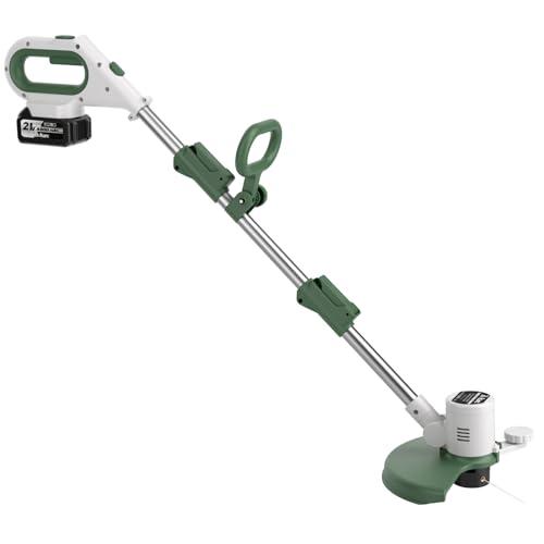 Boltarc 21V 3-in-1 Cordless Weed Eater-Weeding/Trimming/Lawn Mower, with 8 Replace Auto Line Feed, Electric Grass Trimmer for Garden, Lawn, 120 Mins of Non-Stop