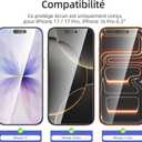 NEW'C 3 Pack Designed for iPhone 17, 17 Pro, iPhone 16 Pro Screen Protector (6.3 inches), Enhanced Tempered Glass Protection with easy installation tool included,Case Friendly Ultra Resistant