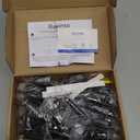 Ravinte 30 Pack 15 Pairs 1/2" Overlay Cabinet Door Hinges Kitchen Black Semi-Concealed Hinges Face Mount Self-Closing Cabinet Hardware with Bumpers & Screwdriver