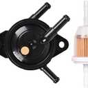 AMICAREP Fuel Pump for Kohler Vacuum Fuel Pump with Filter Fits for Kohler 17-25HP Engine Briggs & Stratton Honda Yamaha Small Engine Lawn Mower Replacement OE# 49040-7001