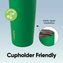 Owala FreeSip Sway Insulated Stainless Steel Water Bottle with Two-Way Spout, Built-In Straw and Bucket Handle, Made for Travel, School, and Sports, 30oz, BPA Free, Leak Proof, Putting Green