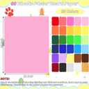 60 Pack 22 x 28 In 30 Colors Large Poster Board Colored Posterboard Paper Bulk 250 GSM Thickness Cardstock Blank Vision Boards for School Drawing Craft Projects DIY Party Display Supplies, 22 x 28 in-60 sheets