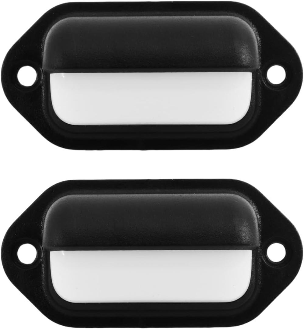 LED License Plate Lights 12V DC Waterproof Courtesy Aisle Stairway Companion Light 6000K White Lighting for RV Trailer Truck SUV, 2.6inch, 0.1watt, Pack of 2