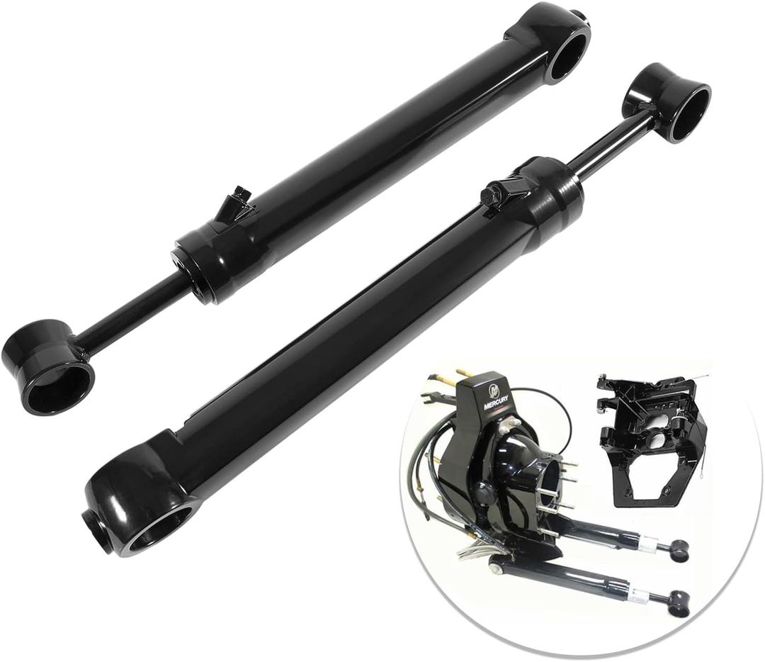 Power Trim, Tilt Ram Cylinder Port & Starboard for MerCruiser Mercury Bravo 1 2 3 X1 X2 X3 X4S XZ - Replaces 98704A26 & 98703A26 2 Pack