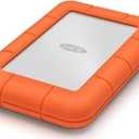 LaCie Rugged Mini, 2TB, 2.5 inches, Portable External Hard Drive, External Storage, for PC and Mac, Shock, Drop and Pressure Resistant, Hard Drive, 2 Year Rescue Services (LAC9000298)