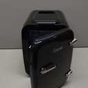 Mini Fridge Portable Thermoelectric 4 Liter Cooler and Warmer for Skincare, Eco Friendly Beauty Fridge For Foods,Medications, Cosmetics, Breast Milk, Medications Home and Travel (Black)