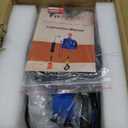 3-in-1 Electric Hoist Winch 1500W Portable Powerful 110V Portable Winch with 1100Lbs Loading Capacity 16 ft/min 25ft Lifting Height Ideal for Warehouses, and Factories (Blue)