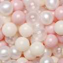 Plastic Balls for Ball Pits - Pack of 100 Hollow Balls- Safe and Exciting Playtime - Perfect for Toddler Baby Pools,Party,Festival Decoration