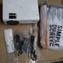 Mini Projector with Bluetooth and 120" Projection Screen (PJ308VP)