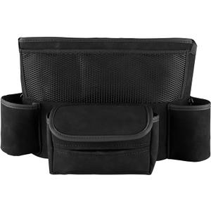 Car Large Capacity Storage Bag ，Car Seat Middle Storage Mesh Pocket Multifunctional Car Flip Fur Organizer with Car Storage Bag ，Multi-Function Car Car Accessories Interior