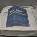 MATBEBY California King Mattress Pad - Cooling Breathable Mattress Topper, Quilted Fitted Mattress Protector, Pillow Top Mattress Cover with 8-21" Deep Pocket, Soft, Machine Washable, White, Cal King