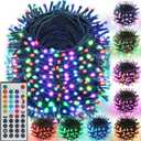 Joomer Color Changing Christmas String Lights, 800 LED 17 Colors LED String Lights Outdoor Fairy Twinkle Tree Lights with Remote Timer Plug in for Room Indoor Wedding Party Christmas Decorations (262FT)