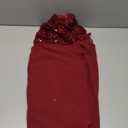 Pinup Fashion Women Plus Size Formal Dresses - Sequin Evening Gown Prom Wedding Guest Floor Length Dress (Burgundy, 14 Plus)