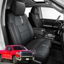 for Toyota Tundra Seat Covers 2014-2021, CrewMax only, for SR/ SR5, Black
